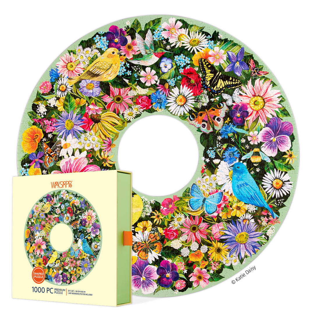 Puzzle |Spring Floral Wreath