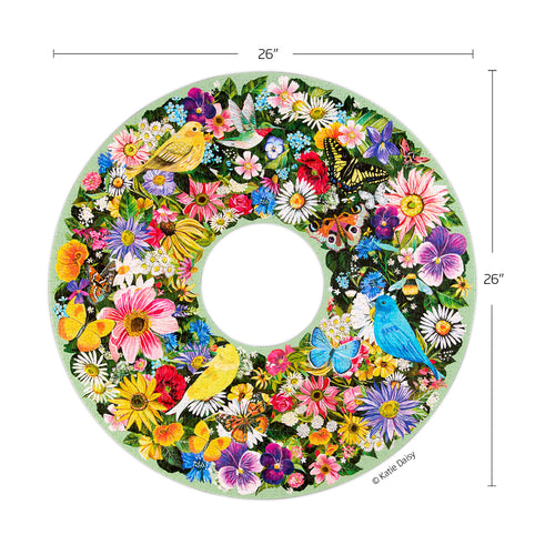 Puzzle |Spring Floral Wreath