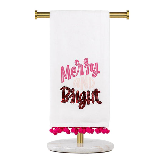 Hand Towel | Pom Pom | Merry & Bright