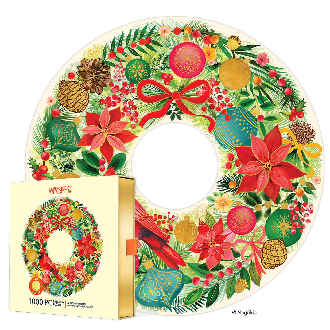 Jigsaw Puzzle | Holiday Wreath