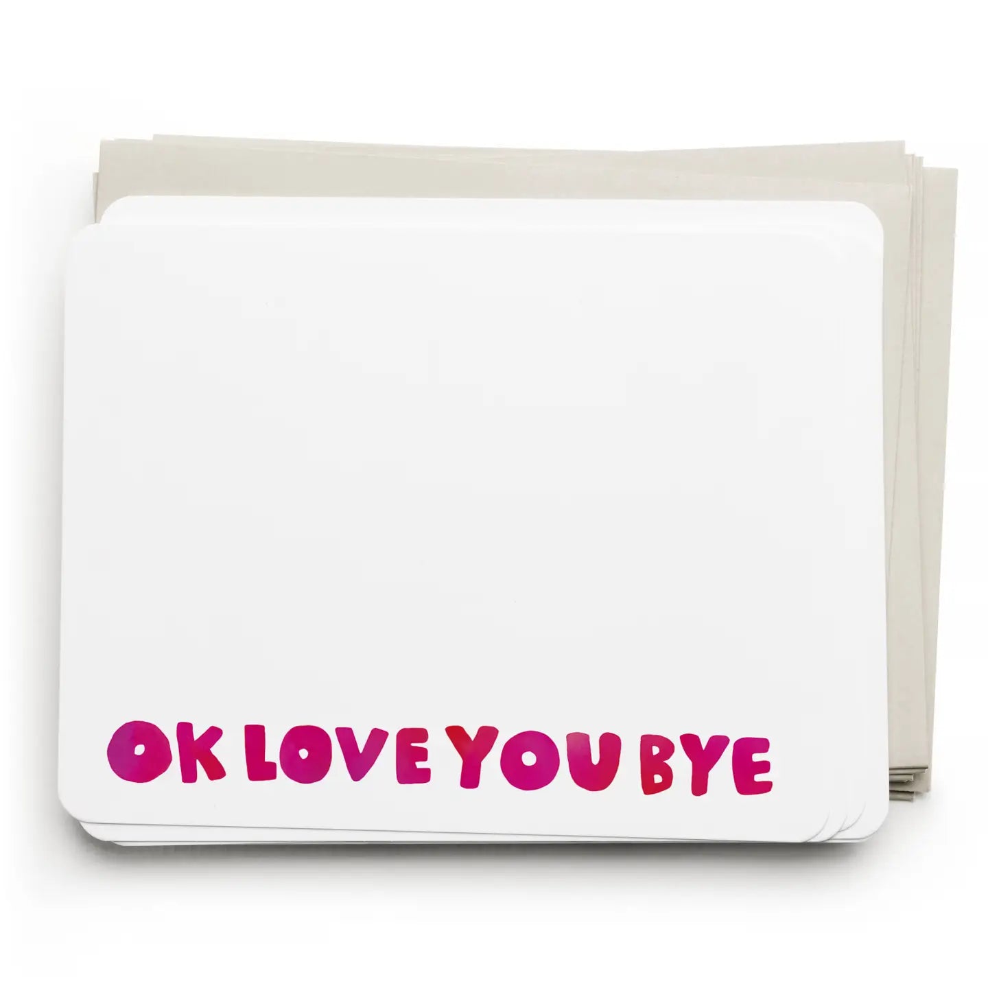 Flat Note Set | Okloveyoubye