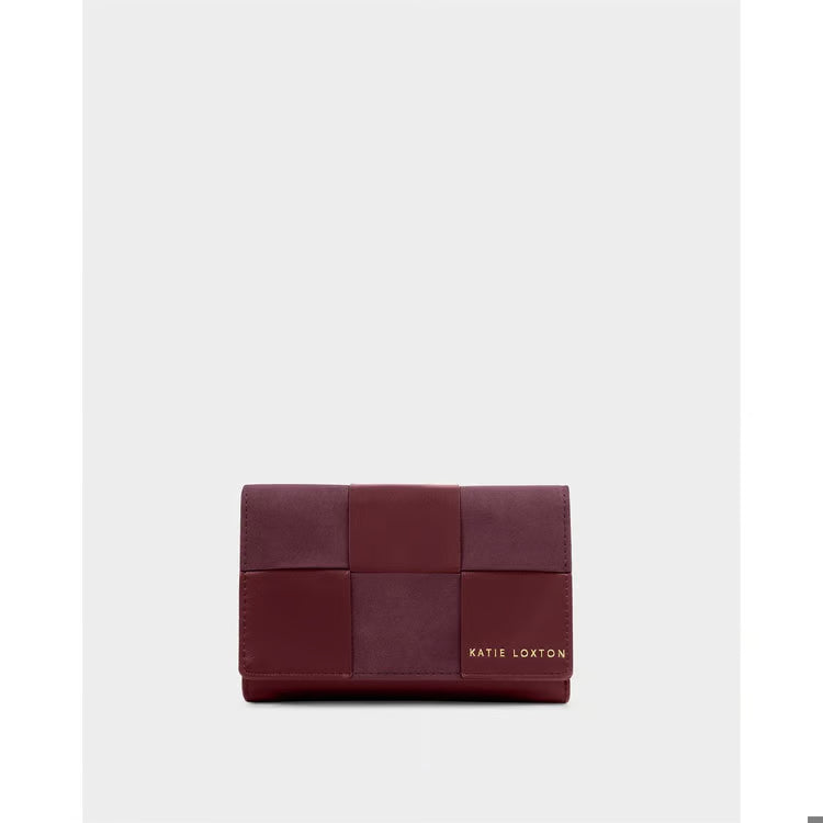 Taya Woven Purse | Cherry