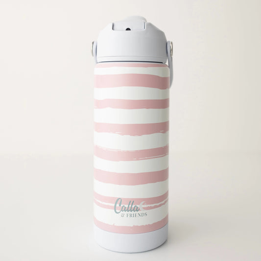 The Kyler Tumbler | Brush Stripes Pink