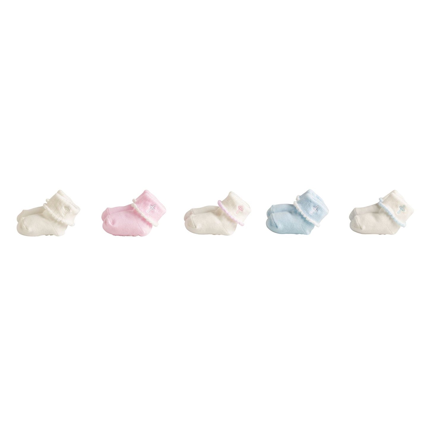 Cross Foldover Socks | Assorted