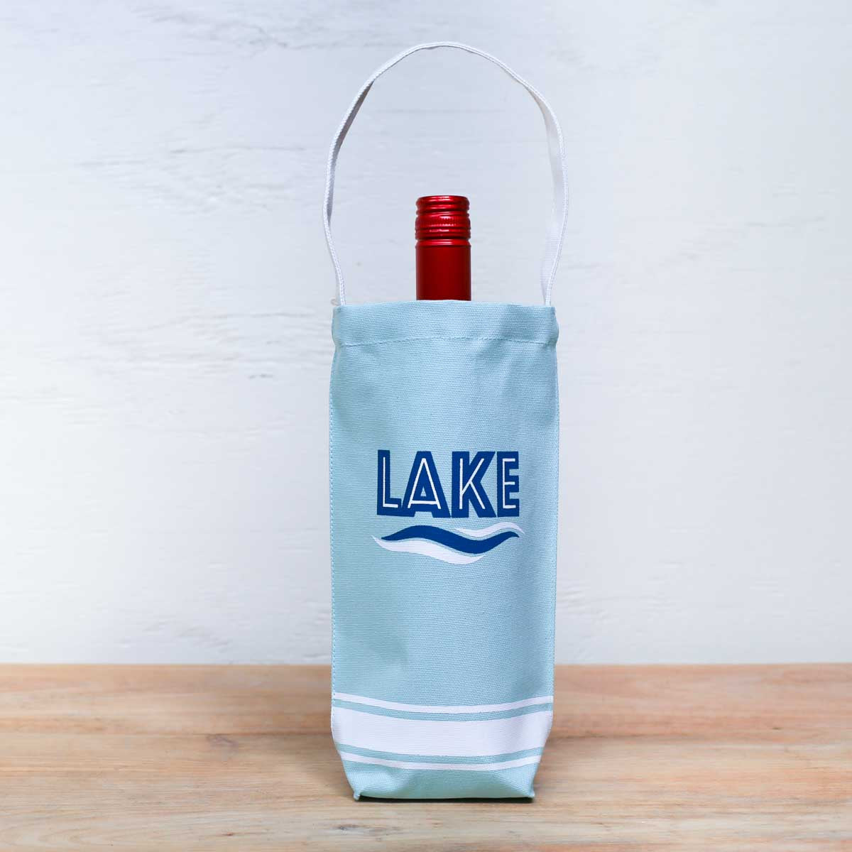 Lake Canvas Wine Bag