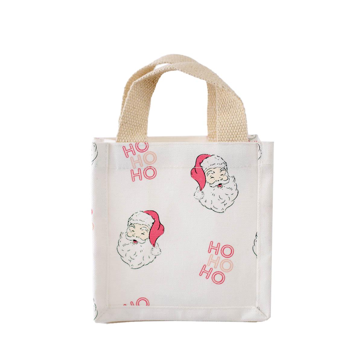Mini Gift Tote | HoHoHo Santa