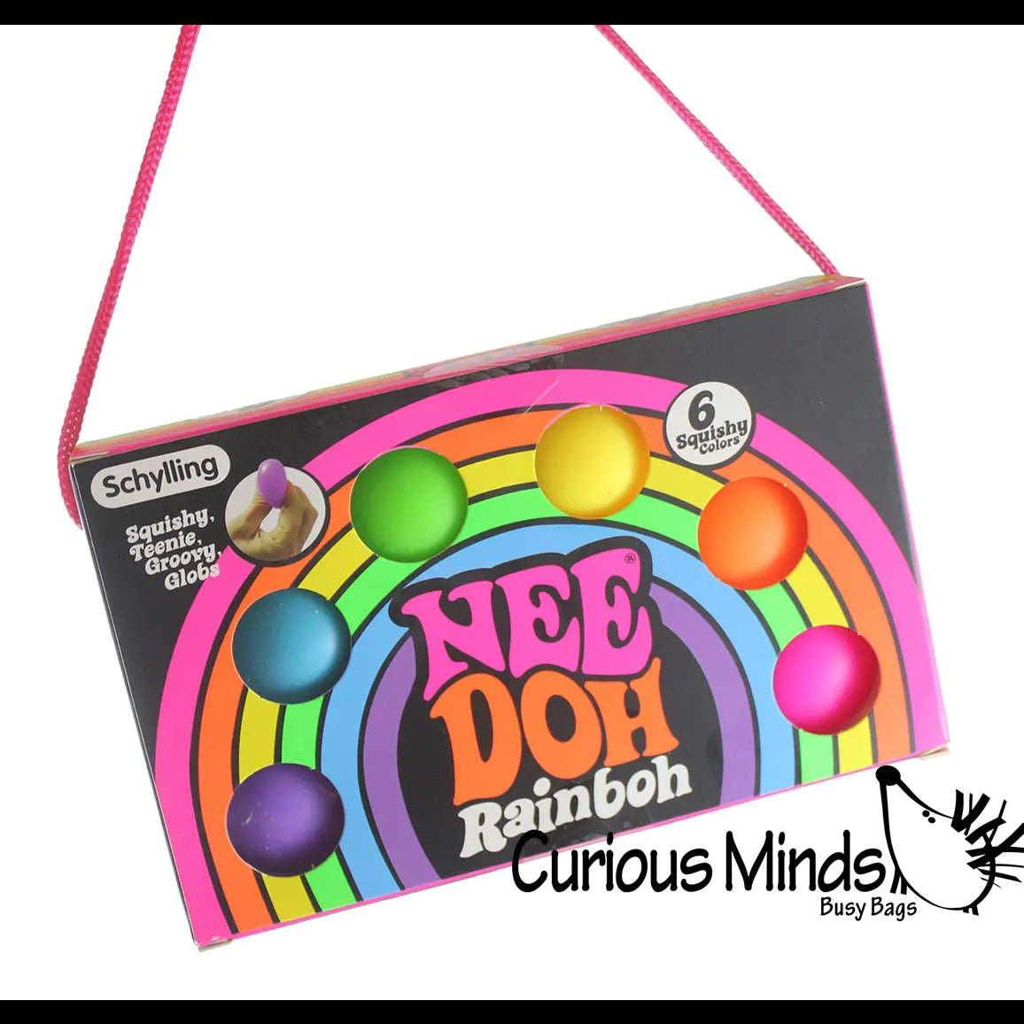 Nee-Doh | Rainbow Teenie Tiny 6 Pack