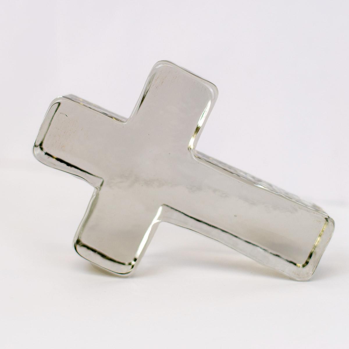 Cross Glass Decor | Clear