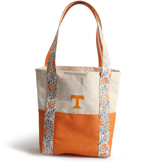Canvas Mini Tote with Floral Straps | Tennessee