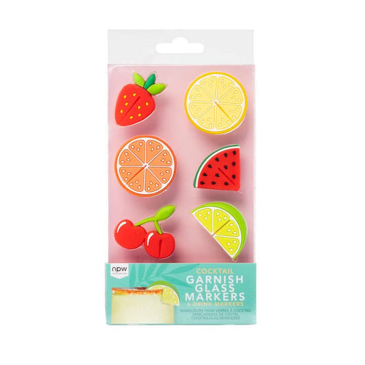 Fruit Garnish Drink Markers | 6-Pack