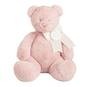 Pink Monogram Me Bear Plush Pal