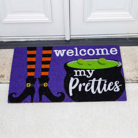 Coir Doormat | Welcome My Pretties