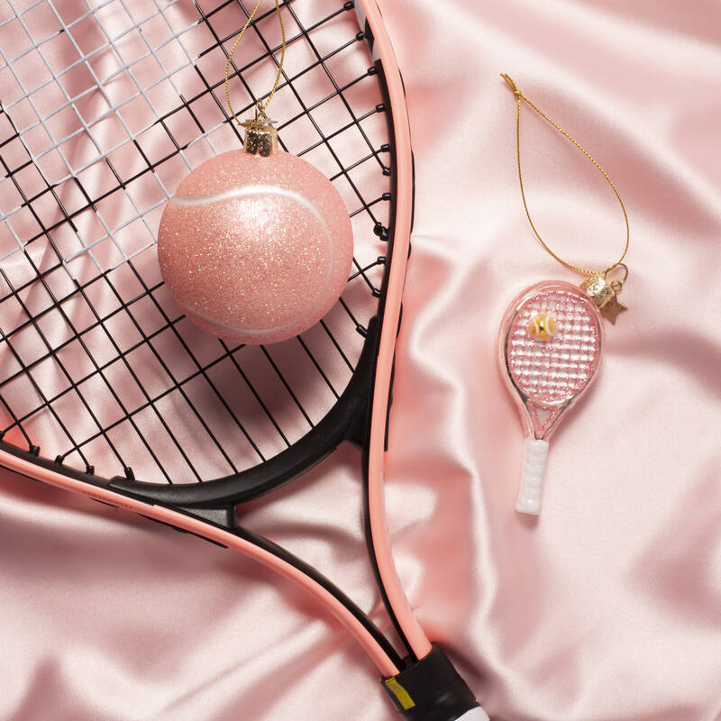 Ornament | Pink Tennis Racket