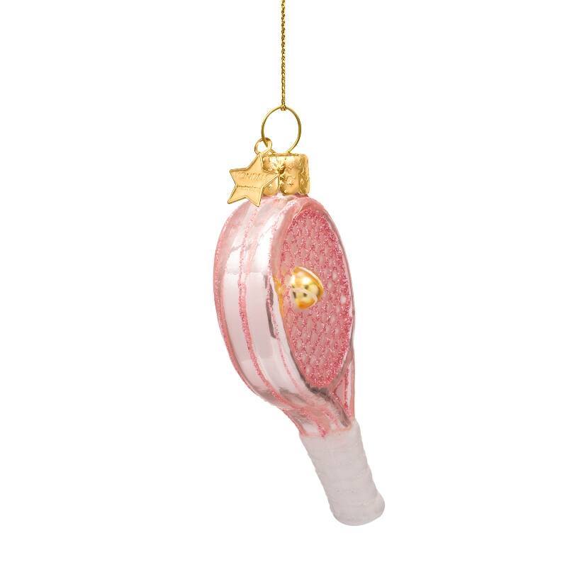 Ornament | Pink Tennis Racket