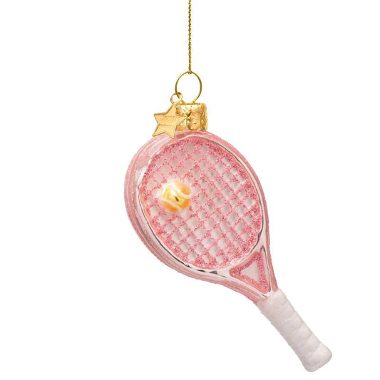 Ornament | Pink Tennis Racket