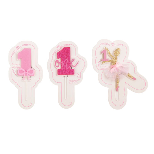 Girl Musical Birthday Cake Toppers | Assorted Styles