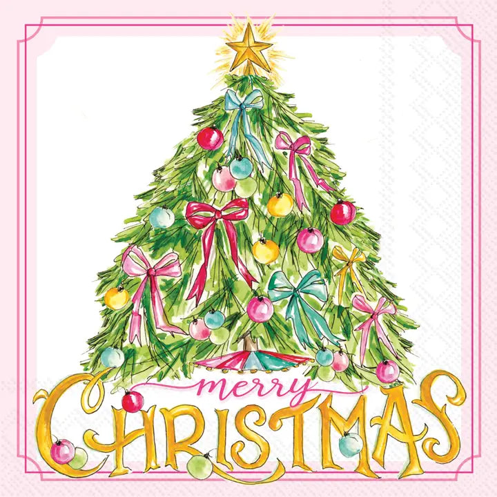 Cocktail Napkins | Vintage Ornaments & Tree