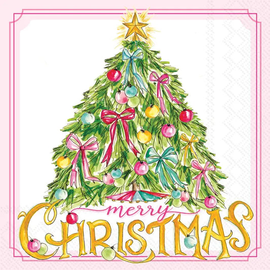 Cocktail Napkins | Vintage Ornaments & Tree