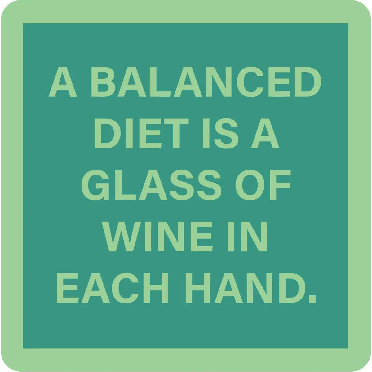 Coaster | Balanced Diet
