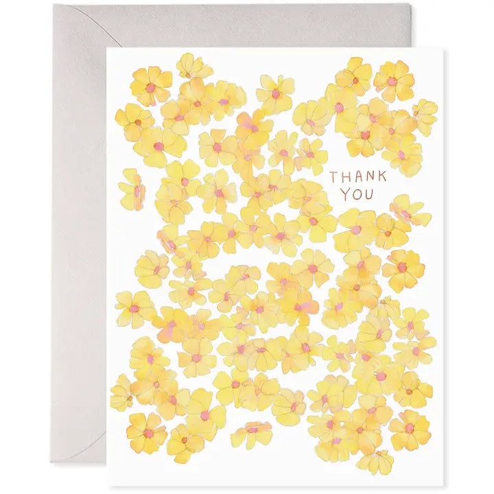 Thank You Card | Yellow Flowers