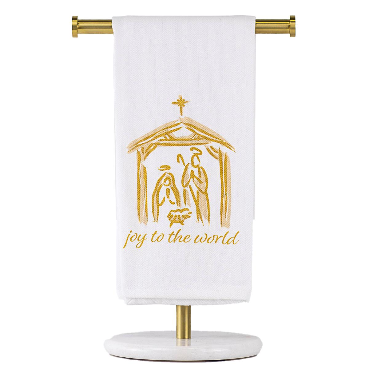 Hand Towel | Joy To The World Nativity