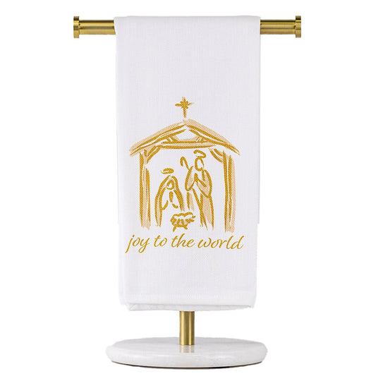 Hand Towel | Joy To The World Nativity