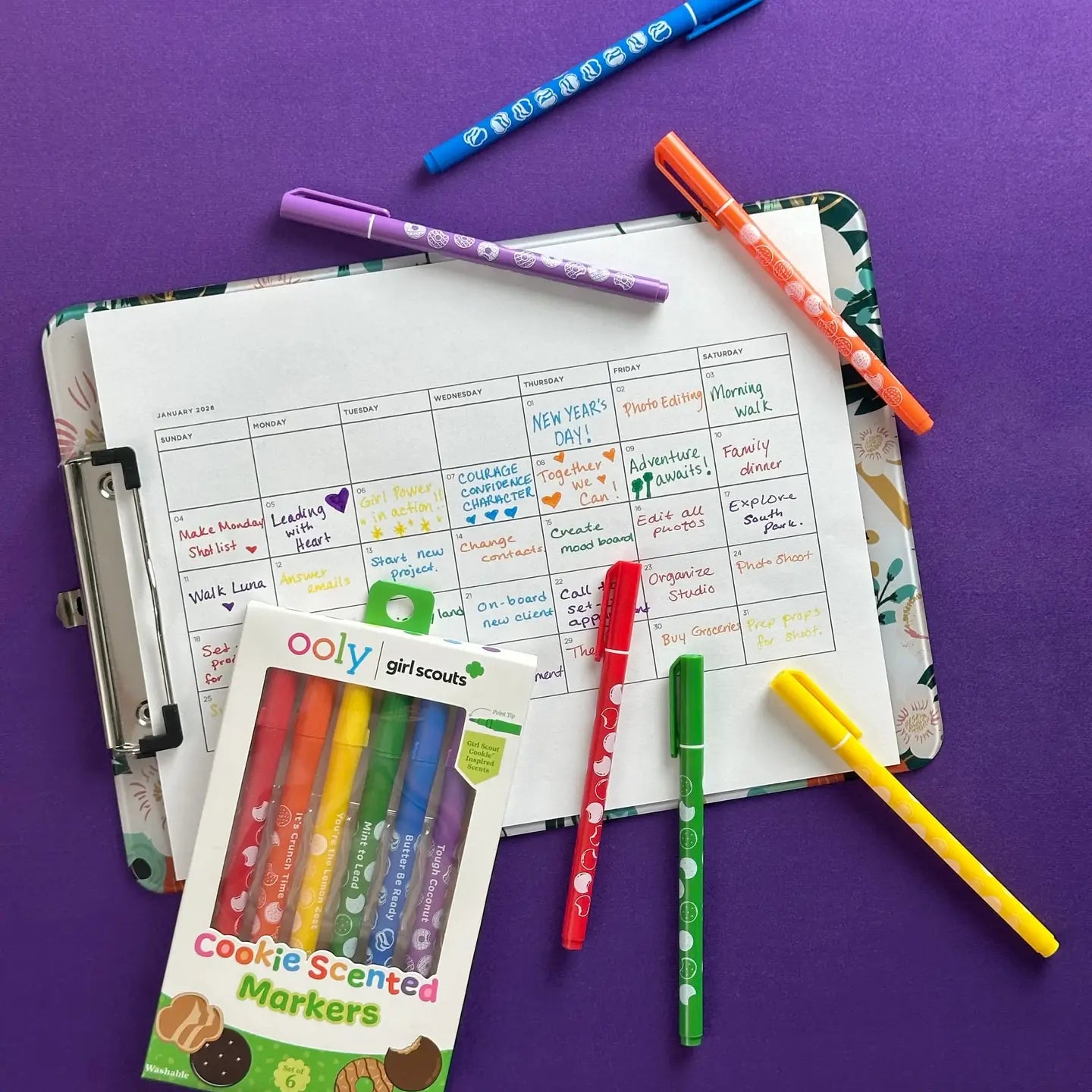 OOLY X Girl Scouts: Cookie Scented Gel Pens