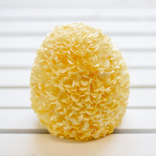 Hydrangea Egg Yellow 6.5"