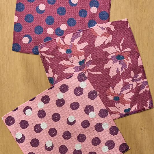 Dishcloth Set | Mulberry Bloom Dot