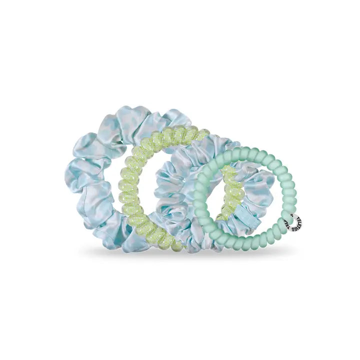 Teleties | Spiral Hair Ties | Mixed Pack | Chintz Mist