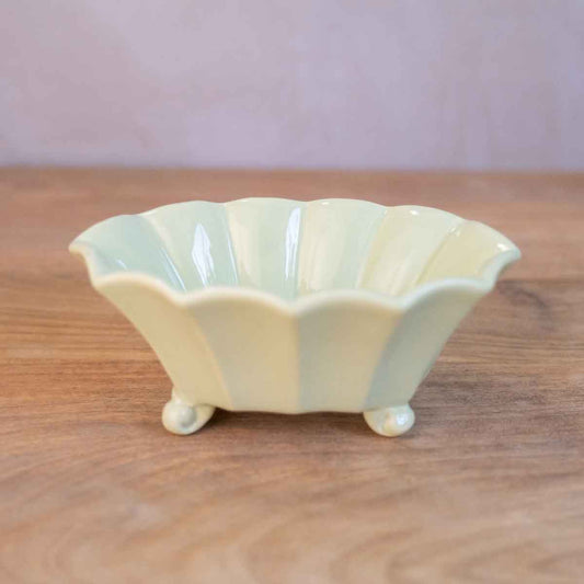 Scalloped Candy Dish - Light Green
