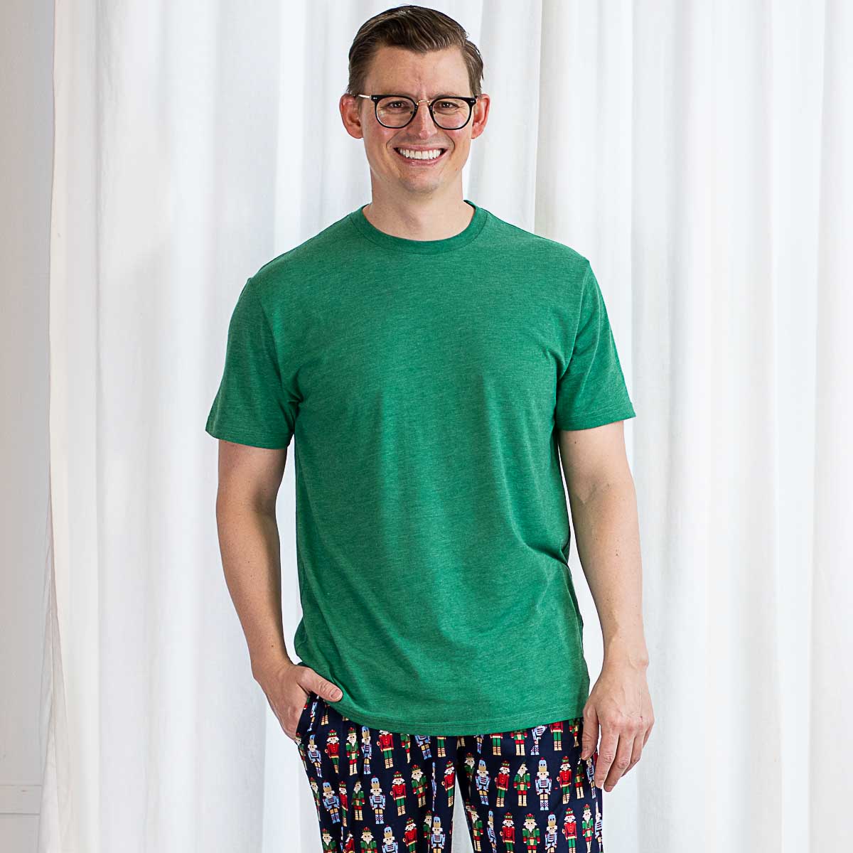 Crew Neck T-Shirt | Jolly Green | Mens