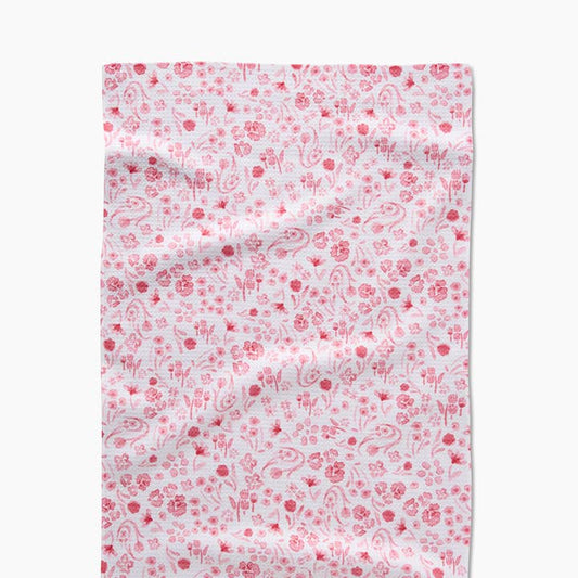 Tea Towel | Water Floral