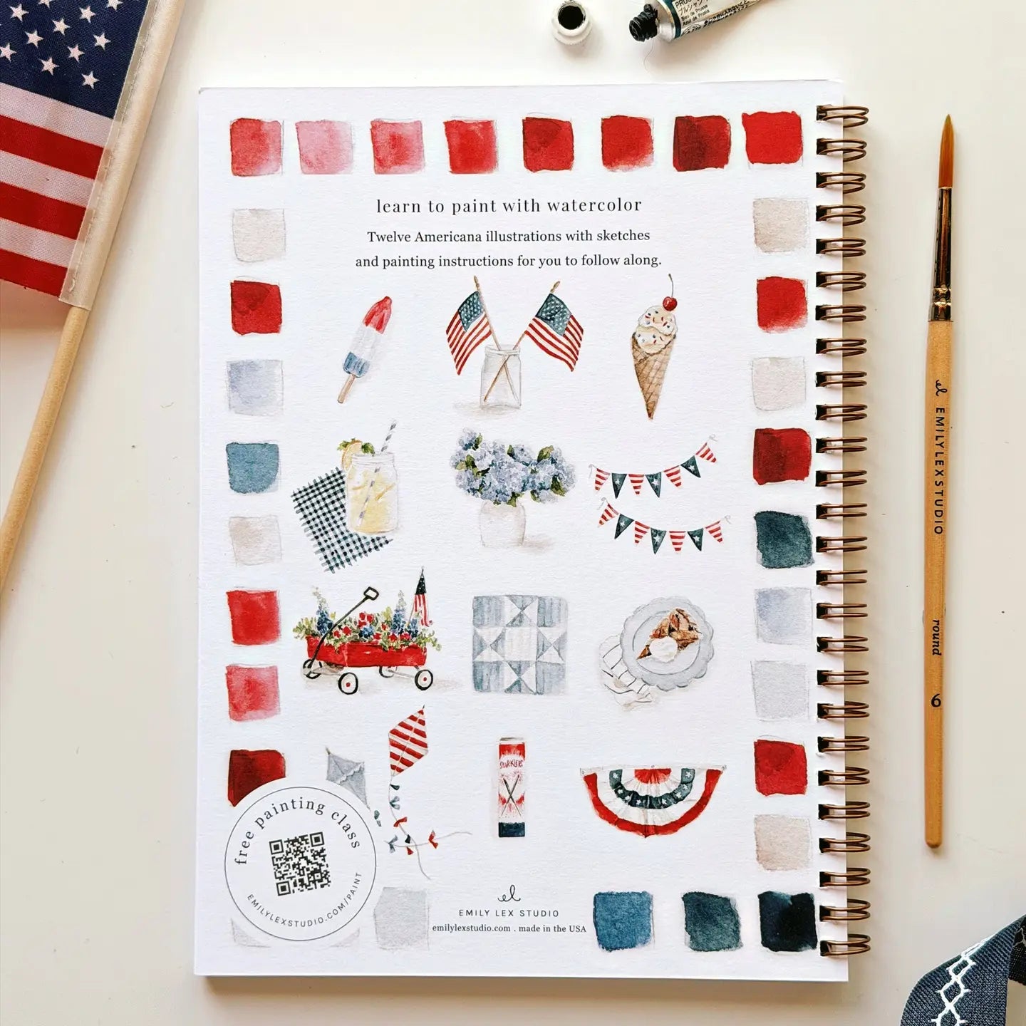 Watercolor Workbook | Americana