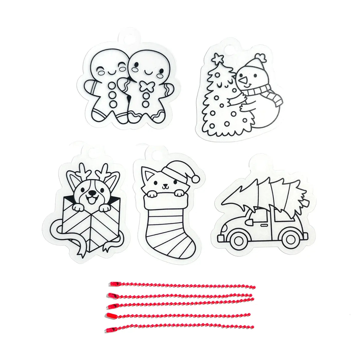 Mini Shrink-Its! Diy Shrink Art Kit - Holly Jolly