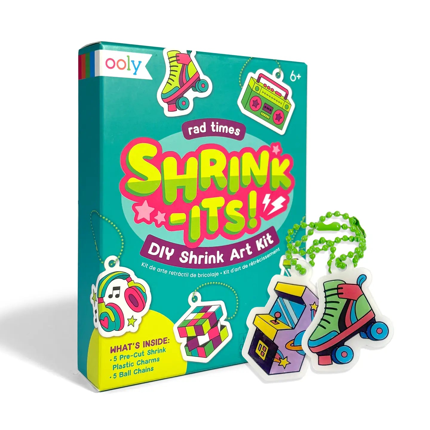 Mini Shrink-Its! Diy Shrink Art Kit - Rad Times