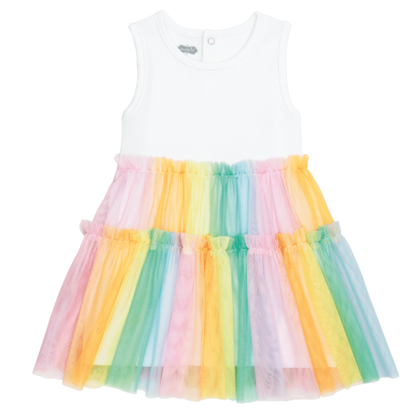Rainbow Ombré Tutu Dress