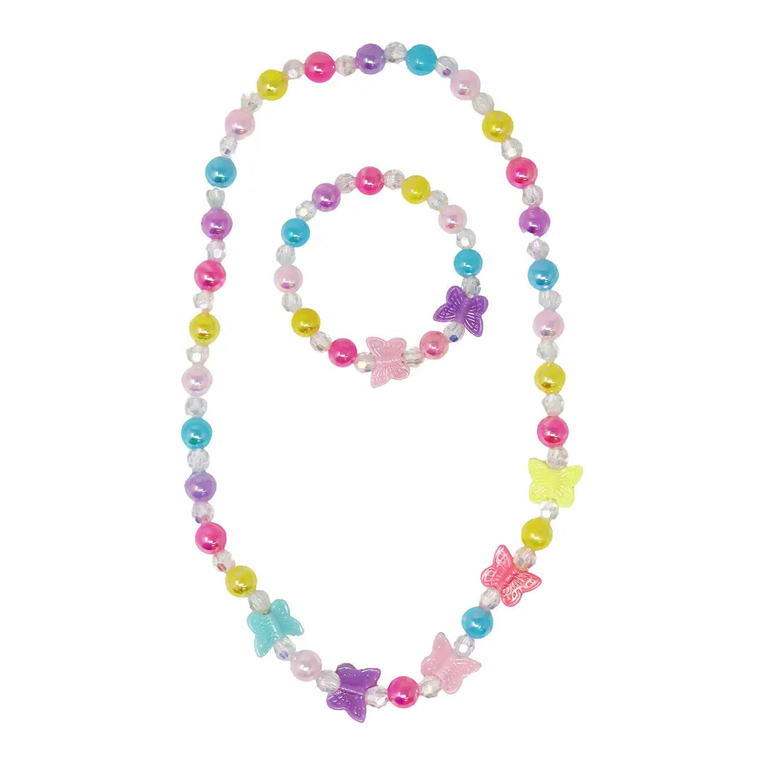 Butterfly Necklace & Bracelet Set