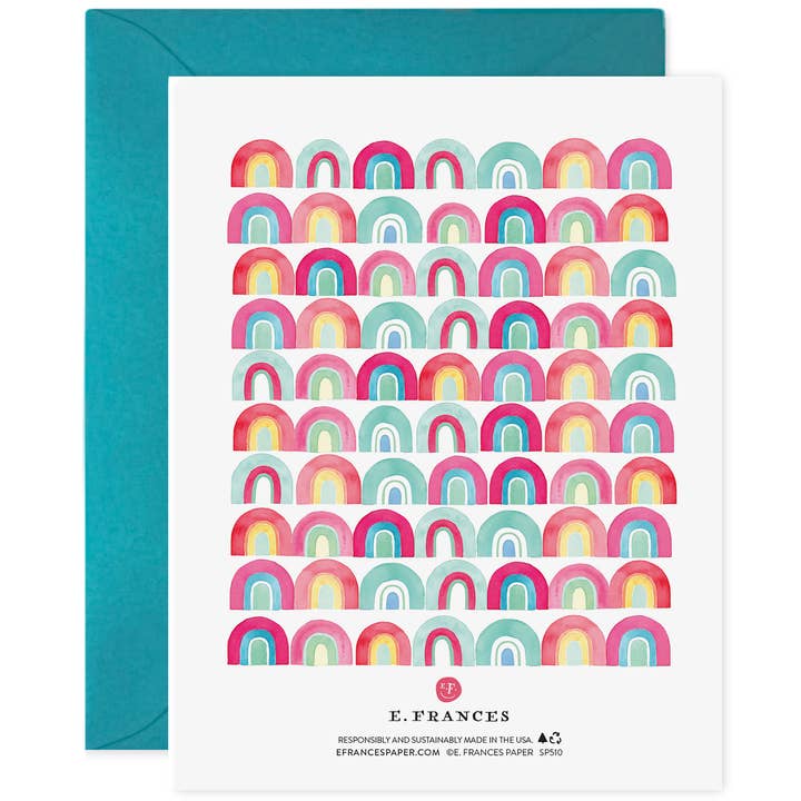Congratulations Card | Happy For You Rainbows