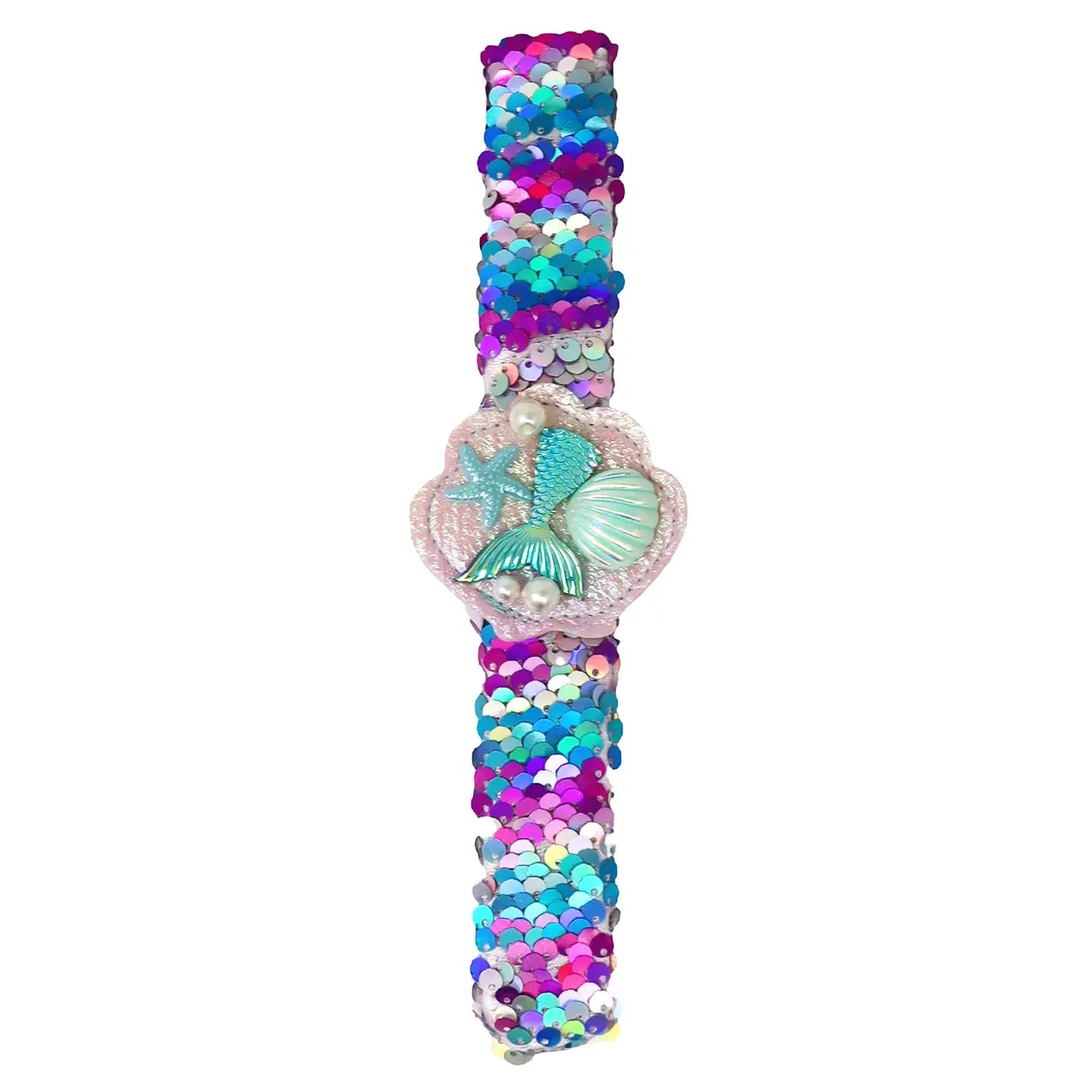 Mermaid Sequin Slap Bracelet