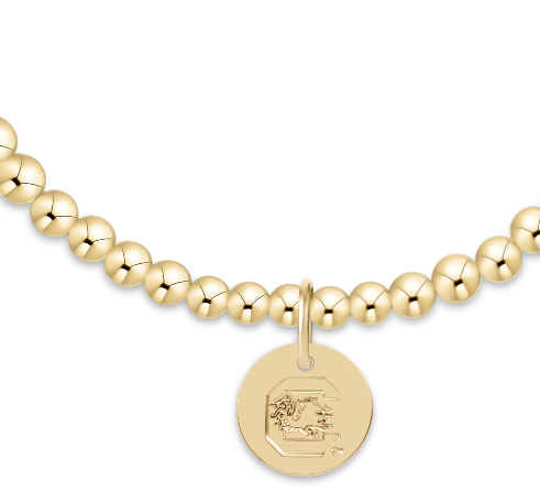 eCOLLEGIATE Gold 3mm Bracelet | South Carolina