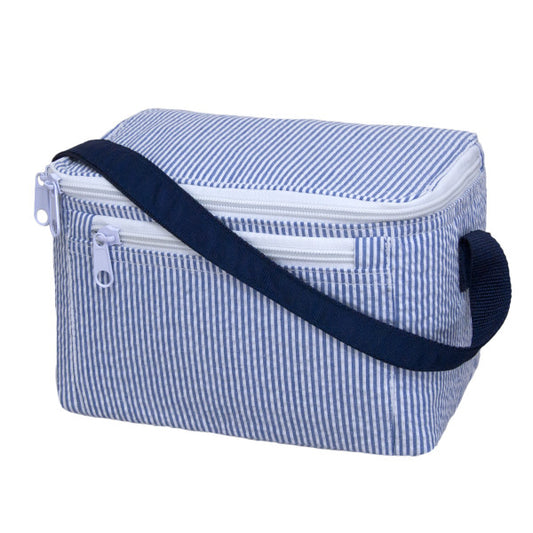 Lunch Box | Navy Seersucker