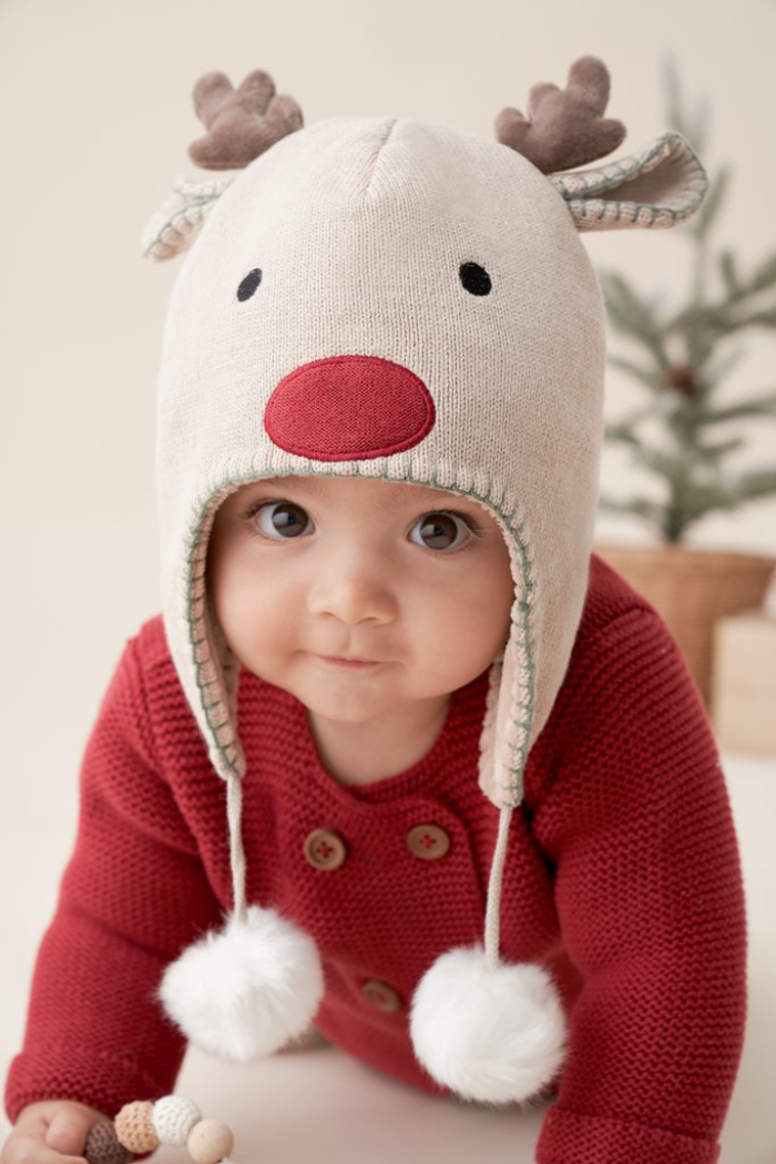 Reindeer Aviator Hat | 3-9M