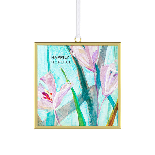 Suncatcher | Happily Hopeful Floral Butterfly