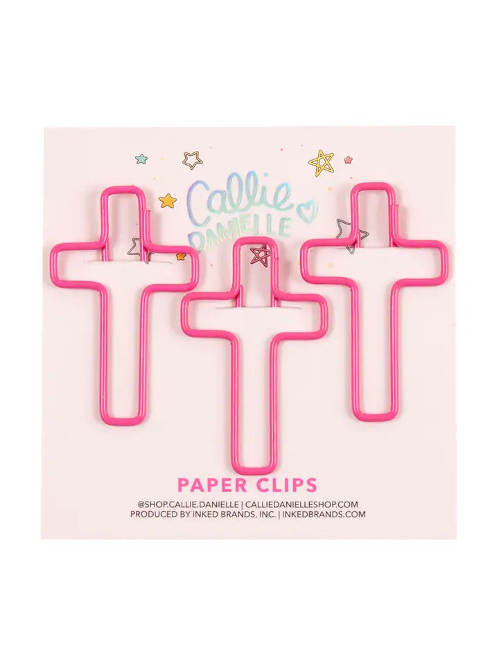 Paperclips | Pink Cross
