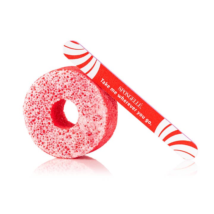 Pedi Buffer & Nail File | Pedipop | Candy Cane