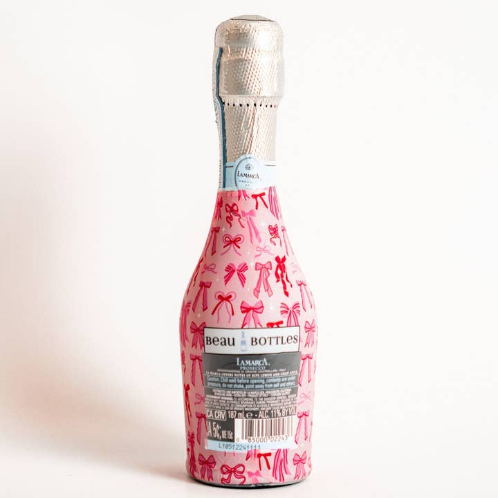 Beau Bottles Pretty in Bows | Mini Prosecco | Six Pack