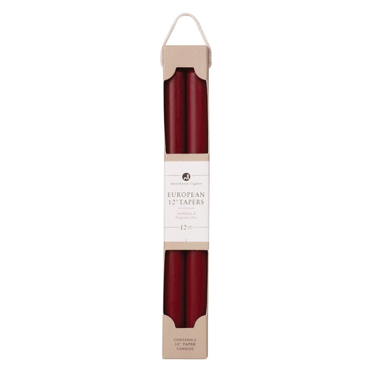 12" Taper 2pk | Crimson
