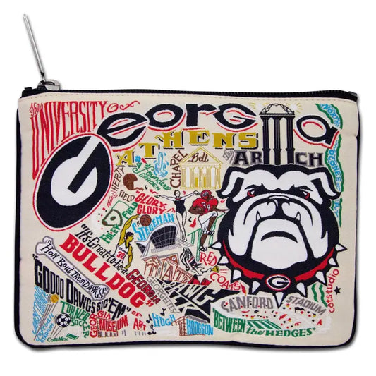 Georgia University Collegiate Zip Pouch