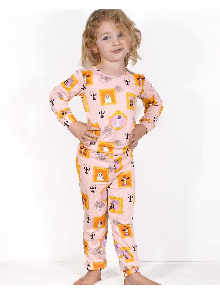 Kids Long Sleeve Pajama Set | Gilded Ghouls
